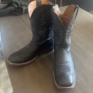 CODY JAMES MEN'S EXOTIC SMOOTH OSTRICH WESTERN BOOTS - BROAD SQUARE TOE